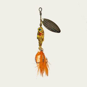 Воблери, принади Воблеры, приманки ^/--/^ Обертова блешня Goldfish SpinTail 9.5 /--/ g Gold ^_^^^ Вращающаяся блешня Goldfish SpinTail 9.5 /--/ g Gold - фото фото фото