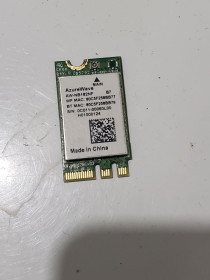 Wi-Fi адаптери Wi-Fi адаптеры ^/--/^ Wi-fi+BT /--/ 4.0 модуль M.2 AzureWave AW-NB /--/ 182 /--/ NF QCNFA /--/ 335  300 /--/ Mbps 802.11 /--/ b/g/n ^_^^^ Wi-fi+BT /--/ 4.0 модуль M.2 AzureWave AW-NB /--/ 182 /--/ NF QCNFA /--/ 335 300 /--/ Mbps 802.11 /--/ b/g/n - фото фото фото