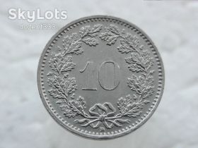 Швейцарія Швейцария ^/--/^ 10 раппен 1996 рік Швейцарія  (146) ^_^^^ 10 раппен 1996 год Швейцария (146) - фото фото фото