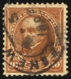 Північна Америка Северная Америка ^/--/^ США 1898 г.№ 217 гашеная ^_^^^ США 1898 р. No 217 гашена - фото фото фото