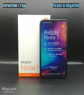Xiaomi Xiaomi ^/--/^ Смартфон Xiaomi Redmi Note 7 6/64 gb black.  CDMA+GSM Интертелеком. Глобальная прошивка. Гарантия 12 мес ^_^^^ Смартфон Xiaomi Redmi Note 7 6/64 gb black CDMA+GSM Інтертелеком. Глобальна прошивка. Гарантія 12 міс - фото