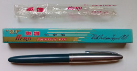 Ручки, стержні Ручки, стержни ^/--/^ Перьевая ручка Hero 329 Fountain Pen, Китай  (новая) ^_^^^ Пер'єва ручка Hero 329 Fountain Pen, Китай (нова) - фото фото фото
