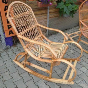 Інше Другое ^/--/^ Кресло-качалка из лозы 04 (125 x 62 x 115 см) ^_^^^ Крісло-качалка з лози 04 (125 x 62 x 115 см) - фото фото фото