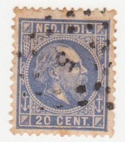 Бенілюкс Бенилюкс ^/--/^ Голландская Ост-Индия 1870 г.№  12 гашеная ^_^^^ Голландська Ост-Індія 1870 р. No 12 гашена - фото фото фото
