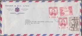Америка Америка ^/--/^ Колумбия 1955 КЛАССИКА СТАНДАРТ ИСТОРИЯ ПОЧТЫ ПОЧТА ДОКУМЕНТ ПРОШЕДШИЙ ПОЧТУ КОНВЕРТ АВИА 4 /--/ м ^_^^^ Колумбія 1955 КЛАСИКА СТАНДАРТ ІСТОРІЯ ПОшти ДОКУМЕНТ ПЕРШИЙ ПОШЛЯХ КОНВЕРТ АВІА 4 /--/ М - фото фото фото