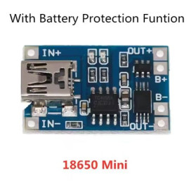Плати Платы ^/--/^ TP /--/ 4056 18650 mini USB модуль контроллер заряда аккумулятора зарядное устройство с захистом ^_^^^ TP /--/ 4056 18650 mini USB модуль контролер заряду акумулятора зарядний пристрій з захистом - фото фото фото