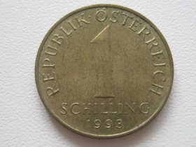 Австрія Австрия ^/--/^ Австрия 1 шиллинг 1993 года 30861 ^_^^^ Австрія 1 шилінг 1993 30861 - фото фото фото