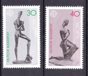 НДР, ФРН ГДР, ФРГ ^/--/^ Германия   1974 г MNH - искусство ^_^^^ Німеччина 1974 MNH - мистецтво - фото фото фото
