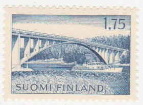 Скандинавія Скандинавия ^/--/^ Финляндия 1963 г. № 591 ** ^_^^^ Фінляндія 1963 No 591 ** - фото фото фото