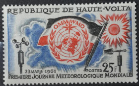 Інше Другое ^/--/^ Верхняя Вольта Космос Метео 1961 ^_^^^ Верхня Вольта Космос Метео 1961 - фото фото фото