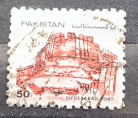 Архітектура Архитектура ^/--/^ Пакистан 1984 г - крепость Хайдарабад  (Hyderabad Fort), гаш ^_^^^ 1984 — фортеця Хайдарабад (Hyderabad Fort), гаш - фото фото фото