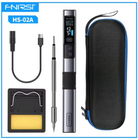 Паяльники, фени Паяльники, фены ^/--/^ Розумний паяльник FNIRSI HS-02 /--/ A 100 /--/ W ^_^^^ Умный паяльник FNIRSI HS-02 /--/ A 100 /--/ W 6 жал - фото фото фото