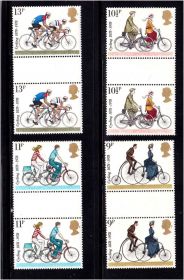 Транспорт Транспорт ^/--/^ Транспорт Техника. UK 1978 г MNH - велосипед - гаттер-пары ^_^^^ Транспорт техніки. UK 1978 MNH - велосипед - гаттер-пари - фото фото фото