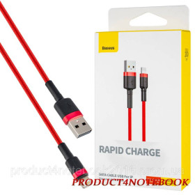 Кабелі Кабели ^/--/^ Кабель Baseus Cafule Cable USB to iP 1.5 /--/ A 2 /--/ m Red+Red (CALKLF-C /--/ 09) - фото фото фото