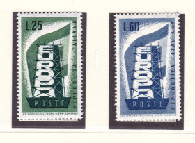 Італія, Ватикан Италия, Ватикан ^/--/^ Италия 1956 г  MNH  - EUROPA CEPT - ^_^^^ Італія 1956 MNH - EUROPA CEPT - фото фото фото