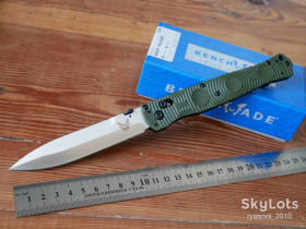 Ножі, мультітули Ножи, мультитулы ^/--/^ Bench 391 /--/ GN SOCP, D /--/ 2 Satin, nylon Green, REPLICA, EDC, Tactical, outdoor, Axis Lock - фото фото фото