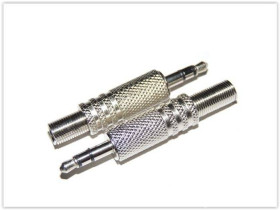 Адаптери Адаптеры ^/--/^ Штекер аудио jack 3.5 гарнитура стерео серебряный 4 pin ^_^^^ Штекер аудіо jack 3.5 гарнітура стерео срібний - фото фото фото