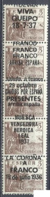 Іспанія Испания ^/--/^ Испания локал Хуевар Хуеска Ла Коруна 1937 всадник не почтовая марка 5 /--/ х /--/ 5 cent 5 /--/ м. ^_^^^ Іспанія локал Хуевар Хуеска Ла Коруна 1937 вершник не поштова марка 5 /--/ х /--/ 5 cent 5 /--/ м. - фото фото фото