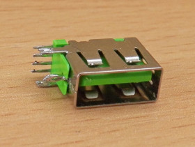 Порти, роз'єми Порты, разъемы ^/--/^ Гніздо USB &amp;quot;A&amp;quot; монтажне в плату вертикальне 90 ^_^^^ Гнездо USB &amp;quot;A&amp;quot; монтажное в плату вертикальное 90 - фото фото фото