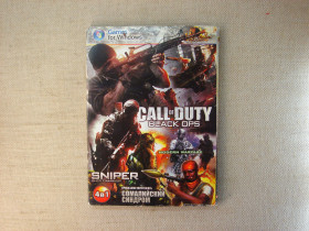 Диски з Іграми та ПЗ Диски с Играми и ПО ^/--/^ Гра DVD PC Збірка 4 /--/ в /--/ 1 Call of Duty: Black Ops / Modern Warfare / Sniper Ghost Warrior / Сомалийский синдром RU ^_^^^ Игра DVD PC Сборка 4 /--/ в /--/ 1 Call of Duty: Black Ops / Modern Warfare / Sniper Ghost Warrior / Сомалийский синдром RU - фото фото фото