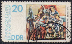 Інші країни Другие страны ^/--/^ НДР 1983 - Міжнародна молодіжна виставка марок в Берліні  (Гб) ^_^^^ ГДР 1983 - Международная молодежная выставка марок в Берлине (Гб) - фото фото фото