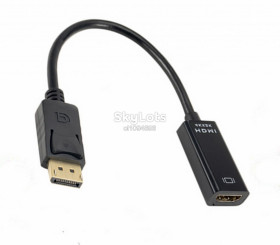 Кабелі та перехідники Кабели и переходники ^/--/^ Переходник с DisplayPort на HDMI  ,  с DP на HDMI відеоконвертер DP HDMI ^_^^^ Переходник с Display Port на HDMI, с DP на HDMI видеоконвертер DP HDMI - фото фото фото