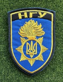Інше Другое ^/--/^ Шеврон на липучке НГУ Сине-жолтый № 1217 ^_^^^ Шеврон на ліпучці НГУ Синьо-жовтий No 1217 - фото фото фото