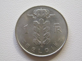 Бельгія Бельгия ^/--/^ Бельгия 1 франк 1977 года BELGI 33027 ^_^^^ Бельгія 1 франк 1977 BELGI 33027 - фото фото фото
