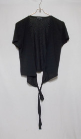 Кардигани Кардиганы ^/--/^ Кардиган тонкий на запАх черный &amp;apos;Bandolera&amp;apos; 50 /--/ р ^_^^^ Кардиган тонкий на запАх чорний &amp;apos;Bandolera &amp;apos; 50 /--/ р - фото фото фото