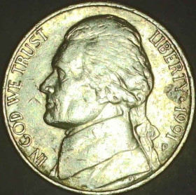Обігові Обиходные ^/--/^ США 5 центів, 1991 P Джефферсон Нікель [3.73] ^_^^^ США 5 центов, 1991 P Джефферсон Никель [3.73] - фото фото фото