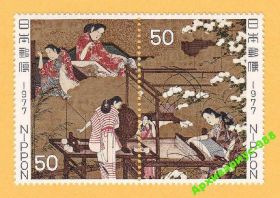 Мистецтво Искусство ^/--/^ 1977 ЯПОНИЯ Живопись Искусство Театр Полная MNH** ^_^^^ 1977 ЯПОНІЯ Живопис Мистецтво Театр Повна MNH** - фото фото фото