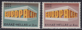Греція Греция ^/--/^ Греция 1969 Европа СЕРТ Mi 1004-1005 MNH ^_^^^ Греція 1969 Європа Серт Mi 1004-1005 MNH - фото фото фото