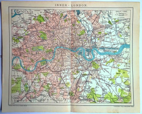 Інше Другое ^/--/^ Мапа Карта Внутрішній Лондон Inner-London 1898 Оригінал Німеччина Fv /--/ 8.8 ^_^^^ Карта Внутренний Лондон Inner-London 1898 Оригинал Германия Fv /--/ 8. 8 8 - фото фото фото