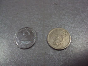 Норвегія Норвегия ^/--/^ монета норвегия 25 эре 1957 №8482 ^_^^^ монета норвегія 25 ери 1957 No /--/ 8482 - фото фото фото