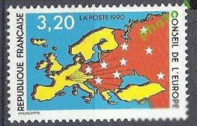 Інші країни Другие страны ^/--/^ Франция 1990 Европа карта 1 /--/ м. ^_^^^ Франція 1990 Європа карта 1 /--/ м. - фото фото фото