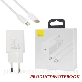 Зарядні пристрої Зарядные устройства ^/--/^ Зарядное устройство Baseus Super Si 1 /--/ C 20 /--/ W With Simple Wisdom Data Cable Type-C/iP 1 /--/ m White (TZCCSUP ^_^^^ Зарядний пристрій Baseus Super Si 1 /--/ C 20 /--/ W With Simple Wisdom Data Cable Type-C/iP 1 /--/ m White (TZCCSUP - фото фото фото