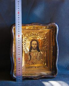 Ікони Иконы ^/--/^ Икона в киоте.конец-19 /--/ в. Письмо.Масло. ^_^^^ Ікона в кіоте.кінець-19 /--/ в. Лист. Масло. - фото фото фото