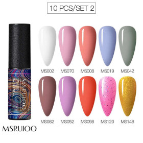 Лаки Лаки ^/--/^ белый гель лак msruioo  5 мл,!!!! №  002 !!! ^_^^^ білий гель лак msruioo 5 мл,!!!! No 002!!! - фото фото фото