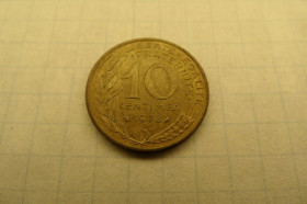 Франція Франция ^/--/^ Франция 10 сантимов, 1978 г. ^_^^^ Франція 10 сантимів, 1978 - фото фото фото