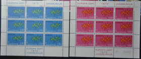Інше Другое ^/--/^ Югославия Европа СЕПТ 1972 Серия в листах ^_^^^ Югославія Європа СЕПТ 1972 Серія в аркушах - фото фото фото