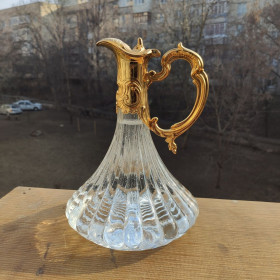 Інше Другое ^/--/^ * Кувшин Графин для вина позолота , декантер ^_^^^ Кувшин Графін для вина позолота, декантер - фото фото фото