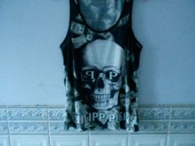Футболки, майки Футболки, майки ^/--/^ Футболка &amp;quot;Philipp Plein&amp;quot;  (100% cotton, S) ^_^^^ Футболка &amp;quot;Philipp Plein&amp;quot; (100% cotton, S) - фото фото фото