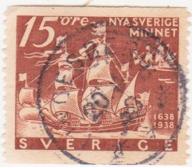 Скандинавія Скандинавия ^/--/^ Швеция 1938 г. № 247 гашеная ^_^^^ Швеція 1938 р. No 247 гашена - фото фото фото