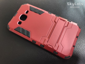 Чохли, бампера Чехлы, бампера ^/--/^ Чехол Hard Case с подставкой для Samsung Galaxy J /--/ 500 J /--/ 5 2015 red ^_^^^ Чехол Hard Case з підставкою для Samsung Galaxy J /--/ 500 J /--/ 5 2015 red - фото фото фото