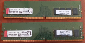 Оперативна пам'ять Оперативная память ^/--/^ Комплект памяти 2* Kingston ValueRAM 8 ГБ DDR /--/ 4-2400  (PC-19200)  (KVR /--/ 24 /--/ N /--/ 17 /--/ S /--/ 8/8)      (Kit of 2 /--/ x /--/ 8192)     16 /--/ GB - фото фото фото