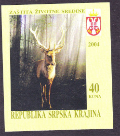 Фауна Фауна ^/--/^ NM Фауна Сербия 2000 г  MNH - блок - олень ^_^^^ NM Фауна Сербія 2000 MNH - блок - олень - фото фото фото
