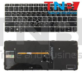 Клавіатури Клавиатуры ^/--/^ Клавиатура HP Elitebook 725 G /--/ 3 820 G /--/ 3 725 G /--/ 4 820 G /--/ 4 828 G /--/ 3 828 G /--/ 4 Черная с серой рамкой и подсветкой ^_^^^ Клавіатура HP Elitebook 725 G /--/ 3 820 G /--/ 3 725 G /--/ 4 820 G /--/ 4 828 G /--/ 3 828 G /--/ 4 Чорна з сіркою рамкою і підсвічуванням - фото фото фото