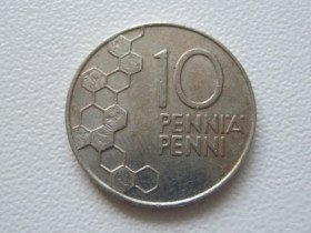 Фінляндія Финляндия ^/--/^ Финляндия 10 пенни 1990 года 29177 ^_^^^ Фінляндія 10 пенні 1990 року 29177 - фото фото фото