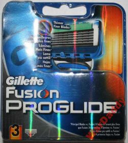 Бритви, Станки, касети Бритвы, Станки, кассеты ^/--/^ Gillette fusion proglide 3 штуки без упаковки - фото фото фото