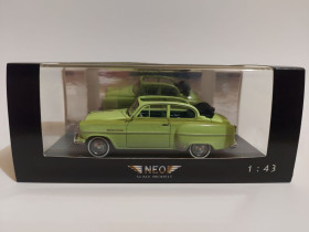 : Закордонні : Зарубежные ^/--/^ NEO 1:43 Opel Olympia Cabrio Limousine  (1954) light-green ^_^^^ NEO 1:43 Opel Olympia Cabrio Limousine (1954) - фото фото фото
